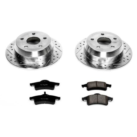 Power Stop 99-04 Jeep Grand Cherokee Rear Z23 Evolution Sport Brake Kit thumbnail 1