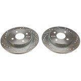 Power Stop 2018 Ford EcoSport Rear Evolution Drilled & Slotted Rotors - Pair thumbnail 2