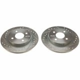 Power Stop 2018 Ford EcoSport Rear Evolution Drilled & Slotted Rotors - Pair thumbnail 3