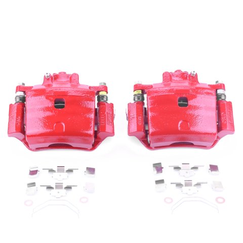 Power Stop 06-12 Ford Fusion Front Red Calipers w/Brackets - Pair thumbnail 2