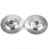 Power Stop 88-96 Chevrolet Corvette Front Evolution Drilled & Slotted Rotors - Pair thumbnail 3