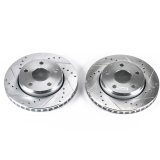 Power Stop 07-17 Jeep Wrangler Front Evolution Drilled & Slotted Rotors - Pair thumbnail 2