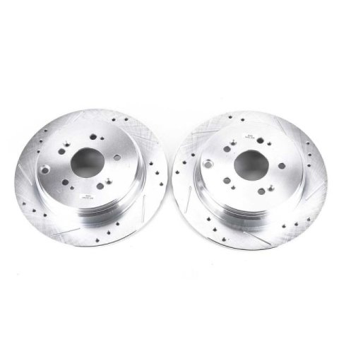 Power Stop 07-18 Acura RDX Rear Evolution Drilled & Slotted Rotors - Pair thumbnail 3