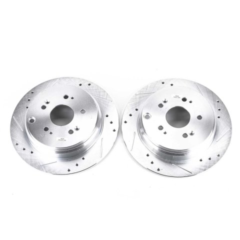 Power Stop 07-18 Acura RDX Rear Evolution Drilled & Slotted Rotors - Pair thumbnail 9