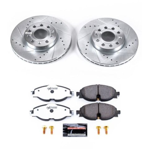 Power Stop 15-18 Audi A3 Front Z26 Street Warrior Brake Kit thumbnail 1
