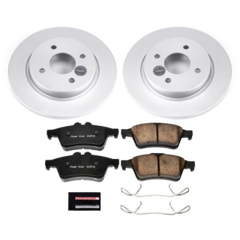Power Stop 2018 Ford EcoSport Rear Z17 Evolution Geomet Coated Brake Kit thumbnail 1