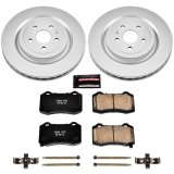 Power Stop 09-15 Cadillac CTS Rear Z17 Evolution Geomet Coated Brake Kit thumbnail 1