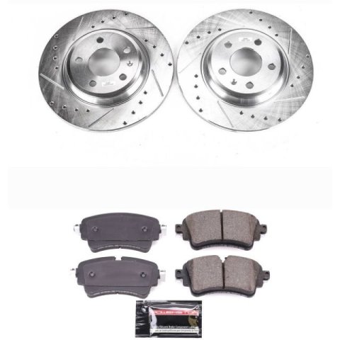 Power Stop 2019 Audi A4 Rear Z23 Evolution Sport Brake Kit thumbnail 1