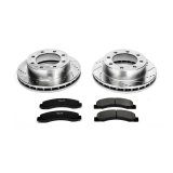 Power Stop 1999 Ford F-250 Super Duty Front Z23 Evolution Sport Brake Kit thumbnail 1