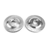 Power Stop 2004 Cadillac XLR Front Evolution Drilled & Slotted Rotors - Pair thumbnail 1