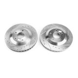 Power Stop 2004 Cadillac XLR Front Evolution Drilled & Slotted Rotors - Pair thumbnail 2