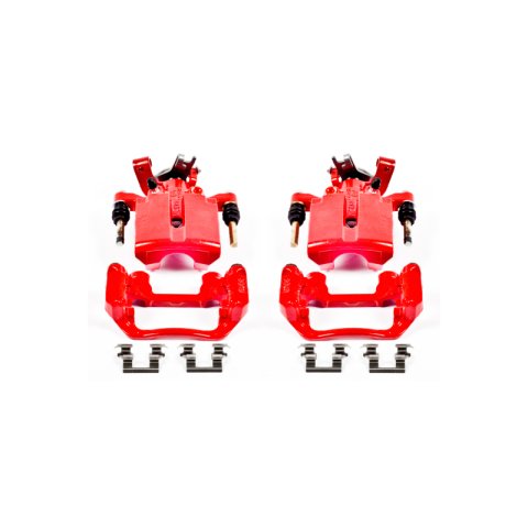 Power Stop 05-08 Chevrolet Cobalt Rear Red Calipers w/Brackets - Pair