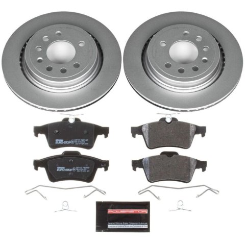 Power Stop 08-11 Saab 9-3 Rear Euro-Stop Brake Kit thumbnail 1