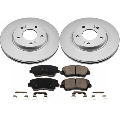 Power Stop 16-17 Hyundai Veloster Front Z17 Evolution Geomet Coated Brake Kit thumbnail 1