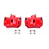 Power Stop 12-15 Honda Civic Front Red Calipers w/Brackets - Pair thumbnail 1