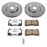 Power Stop 07-14 Ford Mustang Front Z26 Street Warrior Brake Kit thumbnail 1