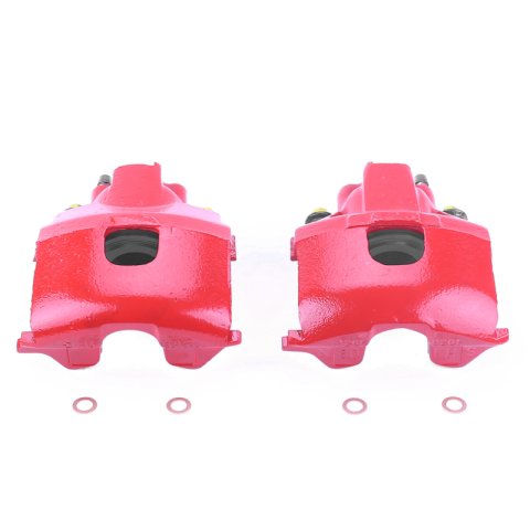 Power Stop 99-04 Chrysler 300M Front Red Calipers w/o Brackets - Pair thumbnail 1