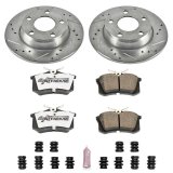 Power Stop 98-04 Audi A6 Quattro Rear Z26 Street Warrior Brake Kit thumbnail 1