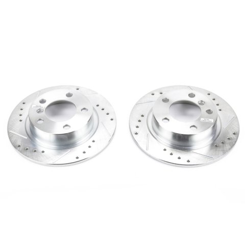 Power Stop 11-16 Mini Cooper Countryman Rear Evolution Drilled & Slotted Rotors - Pair thumbnail 8