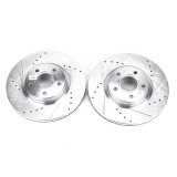 Power Stop 13-18 Ford C-Max Front Evolution Drilled & Slotted Rotors - Pair thumbnail 2