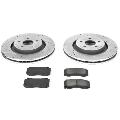 Power Stop 06-10 Jeep Grand Cherokee Front Z23 Evolution Sport Brake Kit thumbnail 1