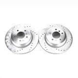 Power Stop 08-13 BMW 135i Rear Evolution Drilled & Slotted Rotors - Pair thumbnail 3