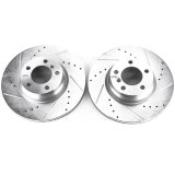Power Stop 14-15 BMW 228i Front Evolution Drilled & Slotted Rotors - Pair thumbnail 3