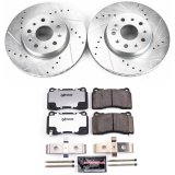 Power Stop 14-18 Cadillac CTS Front Z26 Street Warrior Brake Kit thumbnail 1