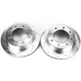 Power Stop 00-05 Ford Excursion Front Evolution Drilled & Slotted Rotors - Pair thumbnail 1