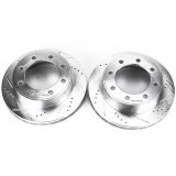 Power Stop 00-05 Ford Excursion Front Evolution Drilled & Slotted Rotors - Pair thumbnail 2
