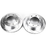 Power Stop 00-05 Ford Excursion Front Evolution Drilled & Slotted Rotors - Pair thumbnail 3