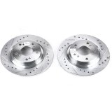Power Stop 00-09 Honda S2000 Rear Evolution Drilled & Slotted Rotors - Pair thumbnail 8