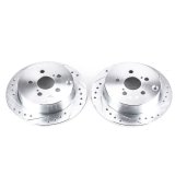 Power Stop 03-06 Pontiac Vibe Rear Evolution Drilled & Slotted Rotors - Pair thumbnail 3