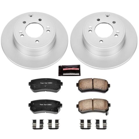 Power Stop 2015 Hyundai Sonata Rear Z17 Evolution Geomet Coated Brake Kit thumbnail 1