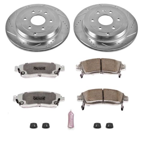 Power Stop 08-17 Buick Enclave Rear Z26 Street Warrior Brake Kit thumbnail 1