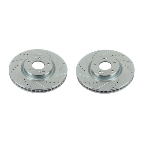 Power Stop 12-17 Hyundai Azera Front Evolution Drilled & Slotted Rotors - Pair thumbnail 6