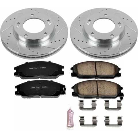 Power Stop 07-09 Kia Sorento Front Z23 Evolution Sport Brake Kit thumbnail 1