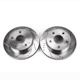 Power Stop 00-01 Dodge Ram 1500 Front Evolution Drilled & Slotted Rotors - Pair thumbnail 3