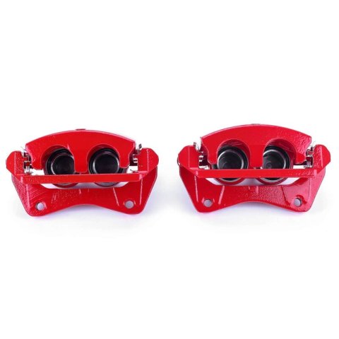 Power Stop 09-15 Honda Pilot Front Red Calipers w/Brackets - Pair thumbnail 1