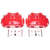 Power Stop 94-98 Ford Mustang Front Red Calipers w/Brackets - Pair thumbnail 1