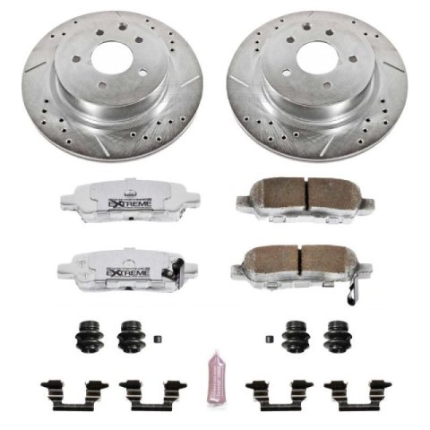 Power Stop 08-12 Infiniti EX35 Rear Z26 Street Warrior Brake Kit thumbnail 1