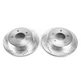 Power Stop 04-07 Ford E-150 Rear Evolution Drilled & Slotted Rotors - Pair thumbnail 1