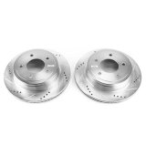 Power Stop 04-07 Ford E-150 Rear Evolution Drilled & Slotted Rotors - Pair thumbnail 2