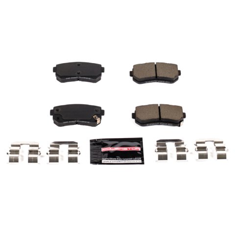 Power Stop 17-19 Hyundai Sonata Rear Z23 Evolution Sport Brake Pads w/Hardware thumbnail 1