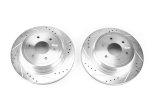 Power Stop 16-18 Nissan Titan XD Rear Evolution Drilled & Slotted Rotors - Pair thumbnail 2