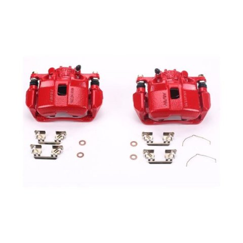 Power Stop 13-15 Acura ILX Front Red Calipers w/Brackets - Pair thumbnail 3