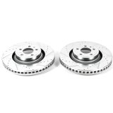 Power Stop 15-19 Ford Mustang Front Evolution Drilled & Slotted Rotors - Pair thumbnail 1