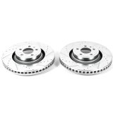 Power Stop 15-19 Ford Mustang Front Evolution Drilled & Slotted Rotors - Pair thumbnail 2