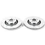 Power Stop 15-19 Ford Mustang Front Evolution Drilled & Slotted Rotors - Pair thumbnail 3