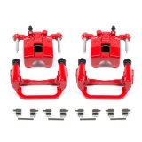 Power Stop 03-05 Infiniti G35 Rear Red Calipers w/Brackets - Pair thumbnail 3
